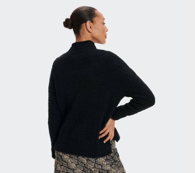 Sage Mock Turtleneck Black