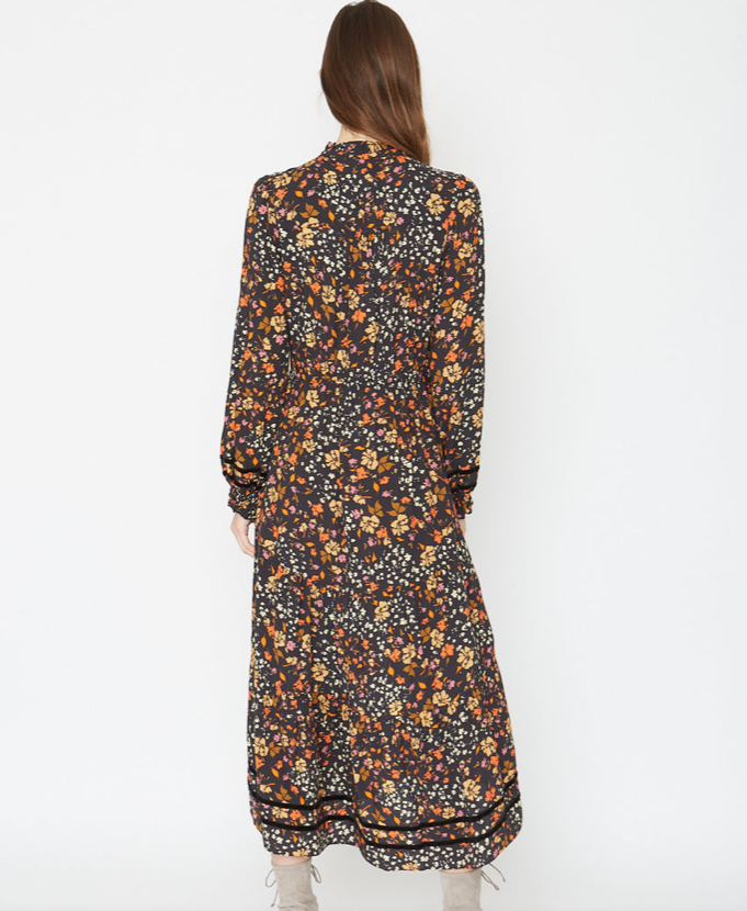Monet Dress Falling Florals